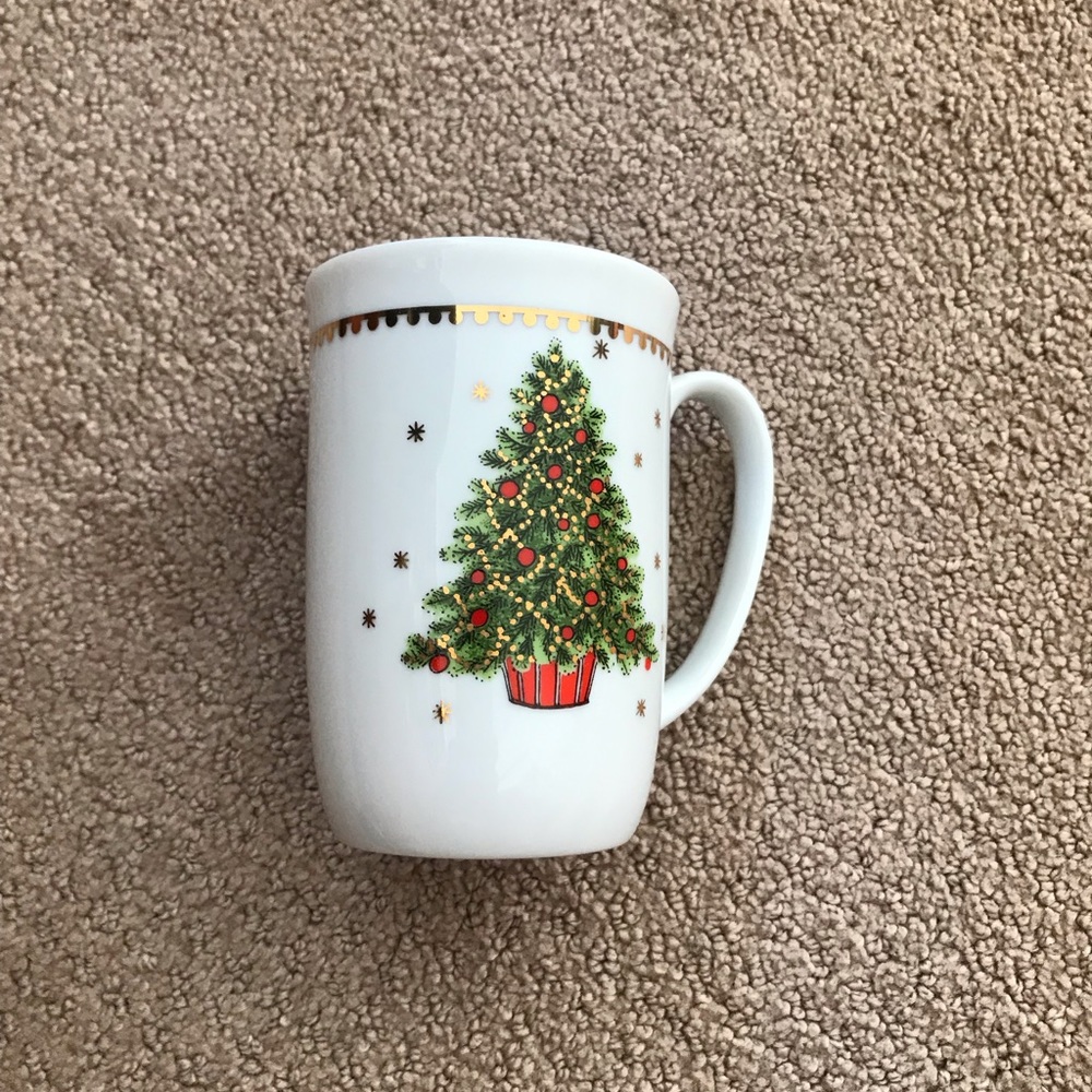 George Good Vintage Japan Christmas Tree porcelain Mug